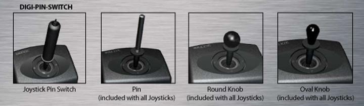 Joystick accessories display