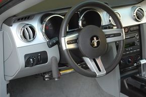 Vehicle steering and control panel