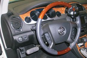 Interior of a luxury vehicle