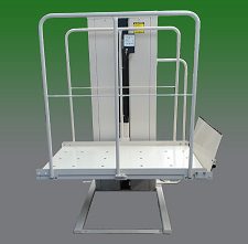 Motorized wheelchair platform lift system