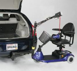Vehicle-mounted scooter lift system