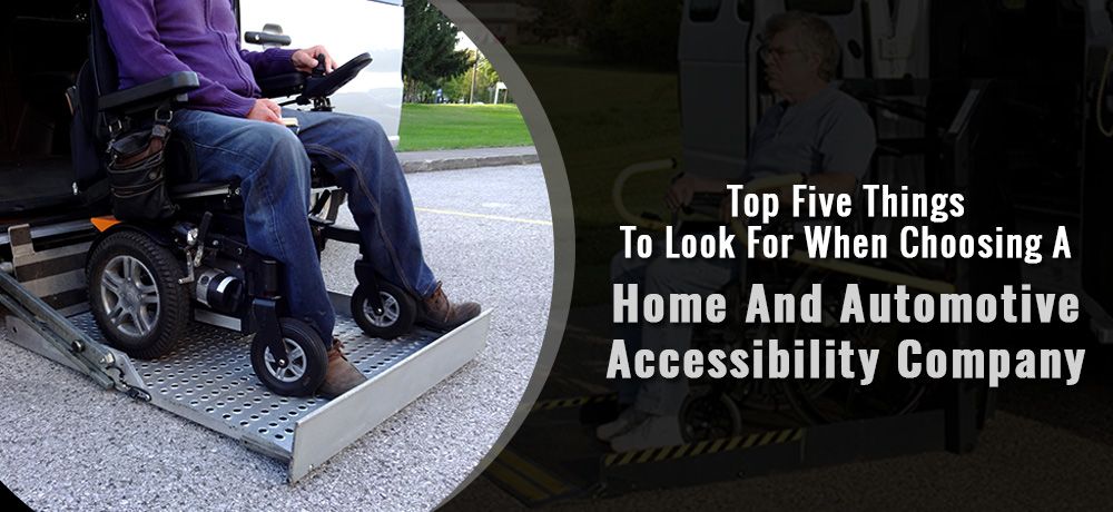 Choosing home and auto accessibility services