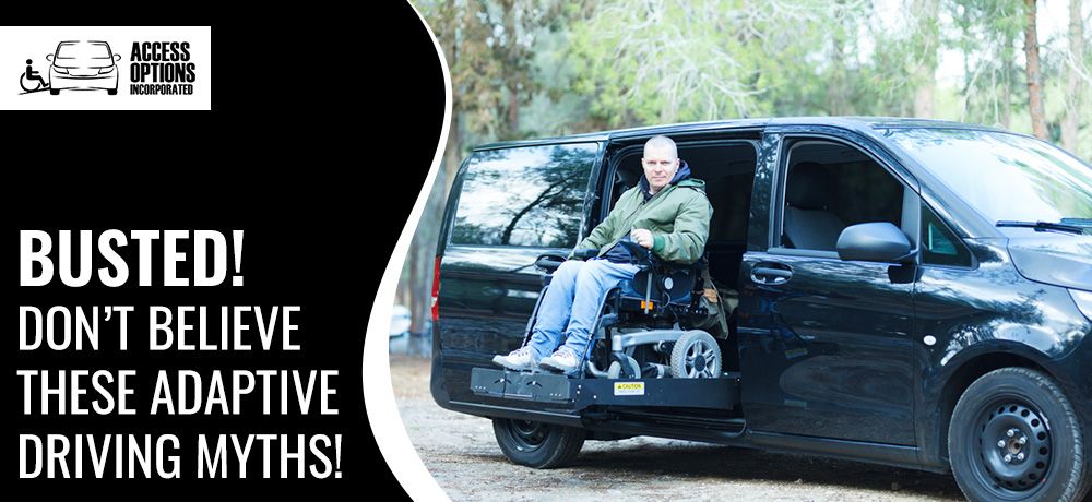 Man in wheelchair exiting van