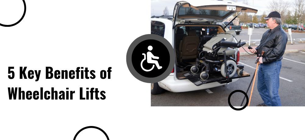 Accessible van with wheelchair lift