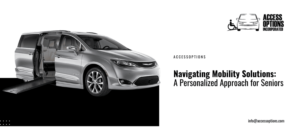 Mobility solutions for seniors vehicle