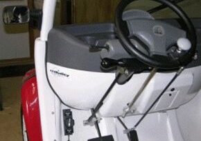 Steering column of a golf cart